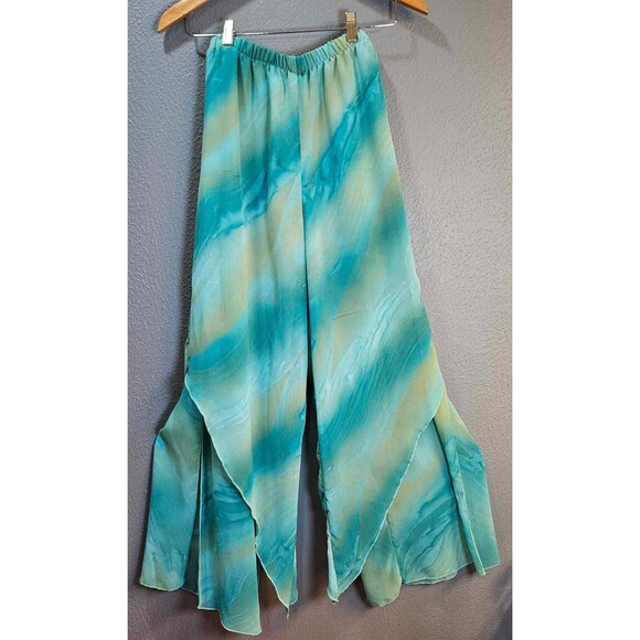 Rapz Lifestyle Womens Pants Medium Wide Leg Palazzo Boho Mermaid vibes - Picture 3 of 10